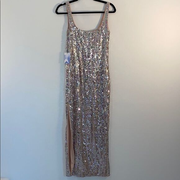 Majorelle Danielle Maxi Dress In Shimmer Multi - Picture 9 of 12